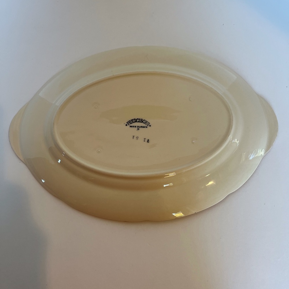 Franciscan Earthenware Platter Apple Pattern - Picture 6 of 9